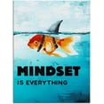 thumbnail image 5 of HFDF Canvas Mdset is Everythg Motivational Wall Art spirational Entrepreneur Quotes Poster Prt Artwork Patg Picture for Home Livg Room Bedroom Classroom Decor Ready to Hang 12x18inch Framed, 5 of 5