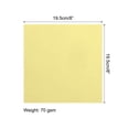 thumbnail image 2 of Unique Bargains 25 Sheets 8x8 Inch Origami Paper Double Sided Light Yellow Square Sheet for Art Craft Project, Beginners, 2 of 5