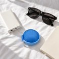 thumbnail image 5 of Small Hard Travel Case for Electronics, Mini EVA Protective Storage Box for Earbuds, Charging Cables & USB Drives, Shockproof Gadget Organizer Pouch, Easter Gifts, 1Pack Sky Blue, 5 of 6