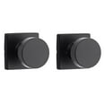 thumbnail image 2 of Pismo Square Hall/Closet Knob in Matte Black, 2 of 3