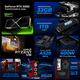 thumbnail image 3 of PC Gamer Xtreme PC Gaming NVIDIA GeForce RTX 5060 AMD Ryzen 7 5700 32GB SSD 1TB WIFI Evangelion 02 gaming 1080p, estudios y multitarea, 3 of 6