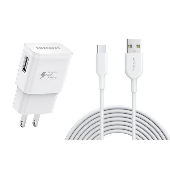 Fast Home Charger for Samsung Galaxy S23 FE Phone - Type-C 6ft USB Cable Quick Power Adapter Travel for Samsung Galaxy S23 FE 6.4" (Fan Edition) Model