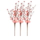 thumbnail image 1 of 3 piezas de palitos de bayas artificiales con forma de corazón, palitos florales para manualidades, ramas florales corazon rosa, 1 of 9