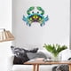 thumbnail image 4 of Decoración de pared, pared marina, tortuga, caballito de mar, escultura náutica, caballito de mar, pared para dormitorio Azul, 4 of 9