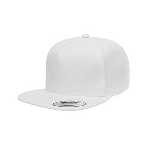 Yupoong Y6007 Adult 5-Panel Cotton Twill Snapback Cap