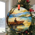 thumbnail image 2 of Custom Fishing Ornament | Faux | Unique Souvenir |Fisherman Gift | Holiday Anniversary |Christmas Decor, Holiday Keepsake, Xmas Tree Hanging Decoration, Seasonal Gift Idea, Collect, 2 of 5