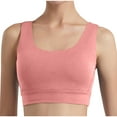 thumbnail image 2 of Mingw Sports Bras for Women Large Size Woman's Overlapping Shoulder Straps Sport Bras Without Steel Rim, 2 of 4