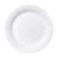 thumbnail image 2 of Disposable Paper Plates, White 7Inch Disposable Plates for DIY Decor, Baby Birthday, Party Supplies - White Paper Plates for Party, Baby Shower, Wedding Decorations - Disposable Dinner Plates for Dai, 2 of 7