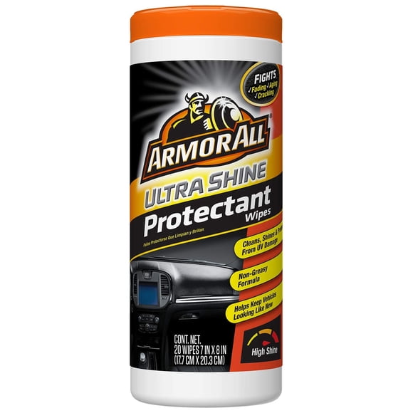 Toallitas limpiadoras de superficies Armor All 10945 Ultra Shine, 20 unidades