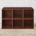 thumbnail image 3 of Niche Cubo Storage Organizer Open Bookshelf Set- 6 Cubes- Cherry, 3 of 8