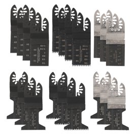 AVID POWER Oscillating Multi-Tool – 3.5 Amp, 4.5° Oscillation Angle, 6 Variable Speeds, 13-Piece Accessory Kit With Auxiliary Handle & Carrying Bag