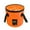 Orange - 12L, variant on Collapsible Bucket with Handle, Multifunctional Foldable Water Container for Camping, Hiking, Traveling, Fishing, Washing, Gardening, Waterproof, Durable, Lightweight, Orange - 12L