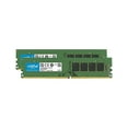 thumbnail image 2 of Crucial 8GB Kit (4GBx2) DDR4 2666 MT/s (PC4-21300) CL19 x8 UDIMM 288-Pin Memory - CT2K4G4DFS8266, 2 of 6