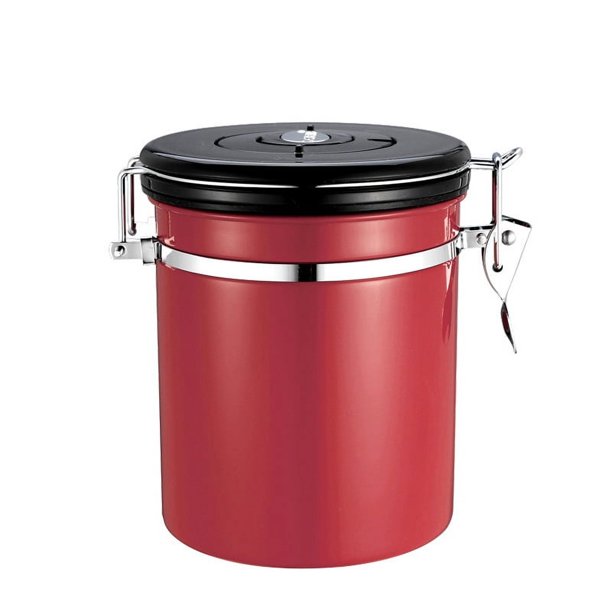 Tarro de acero inoxidable 304 para almacenar granos de café, tarro sellado, tarro para té, tarro para almacenar leche en polvo, tarro para granos de café
