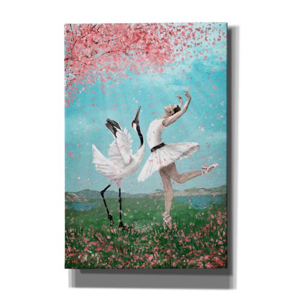 Epic Graffiti 'Dance Like No Other' by Paula Belle Flores, Giclee Canvas Wall Art, 40"x60"