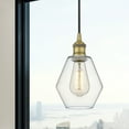 thumbnail image 6 of 616-1P-BB-G651-6-Innovations Lighting-Cindyrella - 1 Light Mini Pendant In Industrial Style-10.25 Inches Tall and 6 Inches Wide-Brushed Brass, 6 of 7