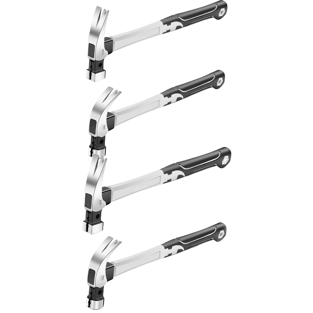MOMOJIA Claw Hammer With Safety Nail Puller Heavy dutys Construction For Woodworking