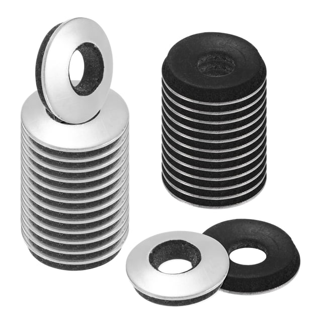 Juntas de sellado de goma unidas Uxcell, paquete de 80, #12x1/2" OD junta de neopreno