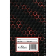 Side Spiral Bound Checkbook/Transaction Register Debit Card and Check Register Account Tracker (Red Lights)
