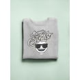 thumbnail image 3 of Always VIP - Guest List Cool Retro Emoji Party Women's Sweatshirt, 3 of 4