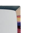 thumbnail image 3 of Ambesonne Country Fitted Sheet, Spring Mountains Floral, Twin Size, Pink Blue, 3 of 3