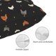 thumbnail image 3 of Fotbe Funny Chicken Funda de Almohada Decorativa Estilo Occidental, Lujo en Algodón, Fundas para Almohadas King, Cojín Estampado para Decoración del Hogar-14"x20", 3 of 6