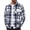 Light Blue, variant on COOFANDY Mens Long Sleeve Flannel Shirt Cotton Collared Button Up Shirts Casual Plaid Shirt