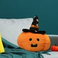 thumbnail image 5 of QTBIUQ Pumpkin Pillow Happyny Pumpkin Pillow Plush Toy Doll Cloth Doll Children's Doll Mall Decoration Activity Gift Black, 5 of 6
