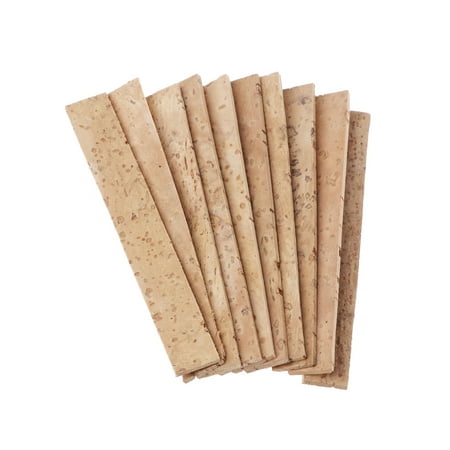 

QUSENLON 10 Pieces 81x11x2mm Bb Clarinet Cork Stoppers Sheets Set Repair Replacement Accessory Kit
