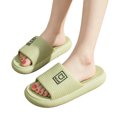 thumbnail image 2 of Mfakffe Shower Shoes Open Toe Non Slip Slides Comfortable Waterproof Slip on Sandals Lightweight Pool Slippers, 2 of 5