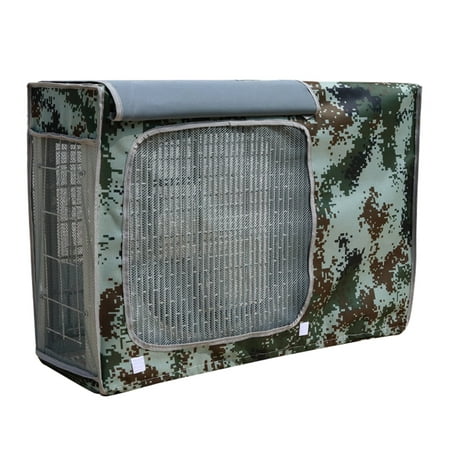 

Air Conditioner Cover for Outside Units | Window AC Cover Outdoor | Camouflage Color Central Air Conditioner Defender for Outside Dust-Proof Durable Air Conditioner Accessory