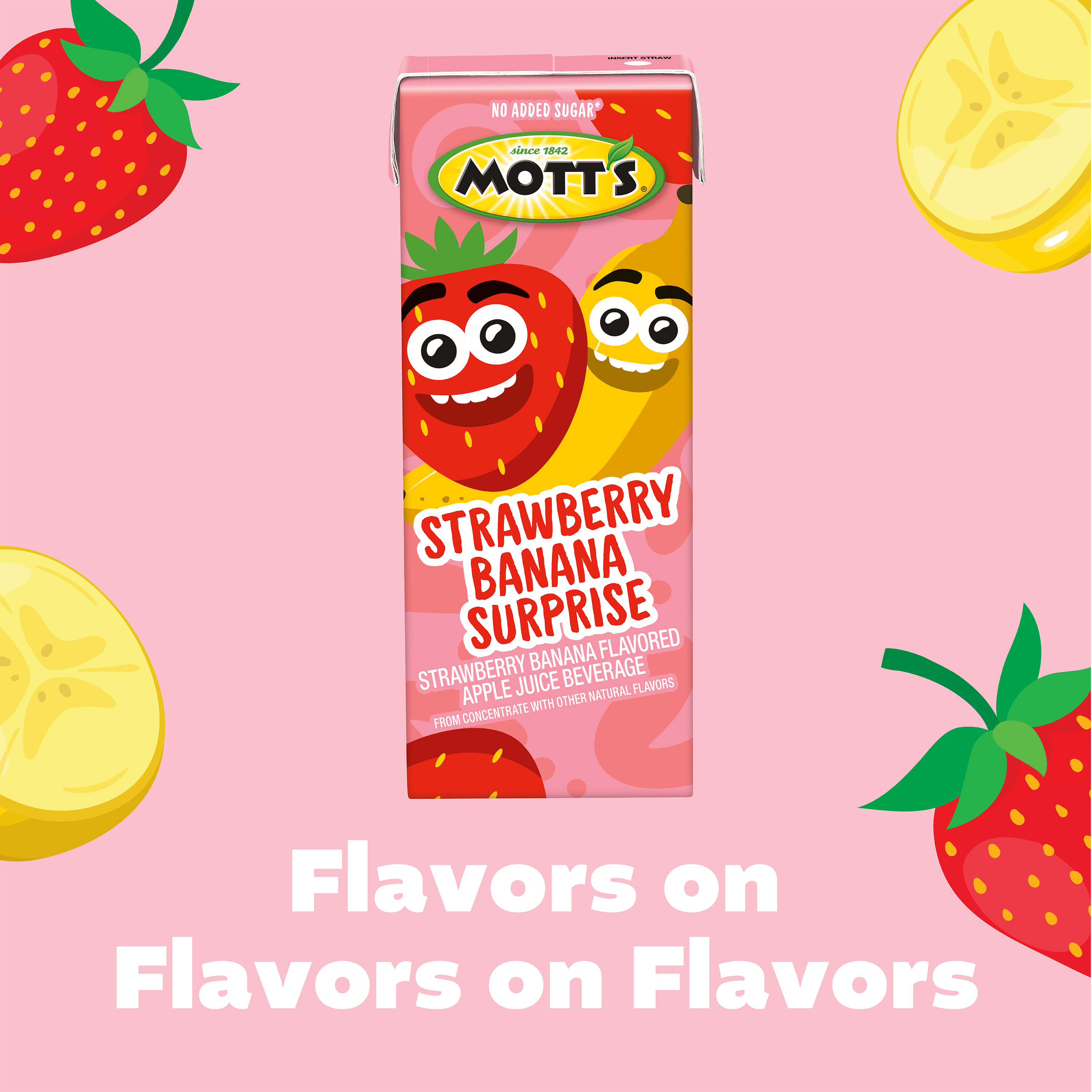 Mott’s Lunchbox Favorites Juice Drink Variety Pack, 6.75 fl oz, 32 Count Boxes
