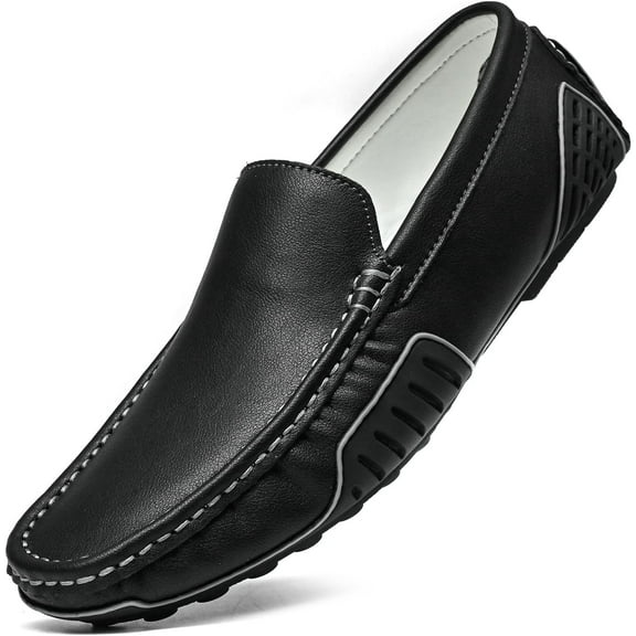Men's Loafers Casual Shoes Slip On Driving Loafers Penny Loafers with Rubber Sole Soft Light-Weight Flats Boat Free Shoes…