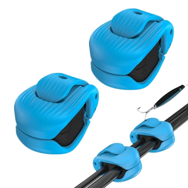 Agiufgs Fishing Rod Clip, 1.77 Length with 0.35 in Sponge, Secure One-Handed Locking, for Safe Rod Storage and Transport