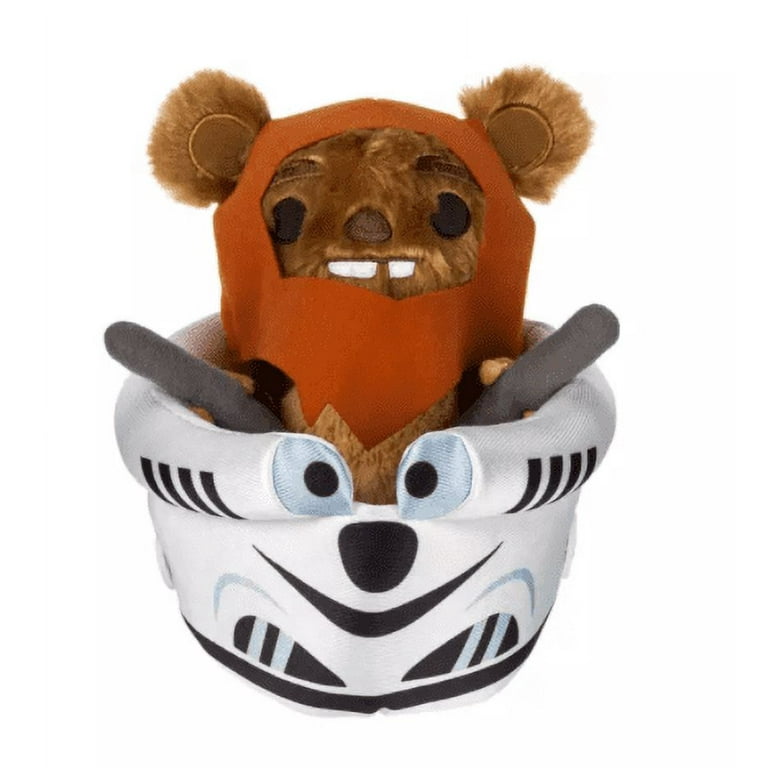 Disney Parks Wicket Ewok Stormtrooper Helmet Plush Set Star Wars