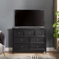 thumbnail image 2 of DEALTOPS Stylish Wooden 7-drawer Dresser, Spacious and Versatile Chest of Drawers, Black, 2 of 8