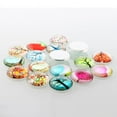 thumbnail image 3 of 10 pc Tree of Life Printed Half Round/Dome Glass Cabochons Mixed Color 25x7mm, 3 of 3