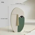 thumbnail image 5 of Promotion Sale! Nomeni Horticultural Water Basin Abstract Face Vases Resin Statue Flower Vase Face Pots Head Shaped for Birthday Gifts Home Office Decoration, Flower Pots Clearance Sale, 5 of 8