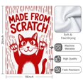 thumbnail image 3 of 2 Pcs Funny Kitchen Towels,Made From Scratch Cat Microfiber Dish Towels,Kitchen Tea Towels,Kitchen Towel Set (18" X 26"), 3 of 3
