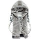 thumbnail image 5 of Chaleco de felpa juvenil para hombre, chaqueta holgada de talla grande con capucha, sin mangas y hombros descubiertos, de piel sintética, para parejas, invierno, 5 of 6