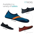 thumbnail image 4 of FITKICKS Classic Active Footwear Quick Dry Foldable Water Shoes, Blue/Orange (Men's), 4 of 9