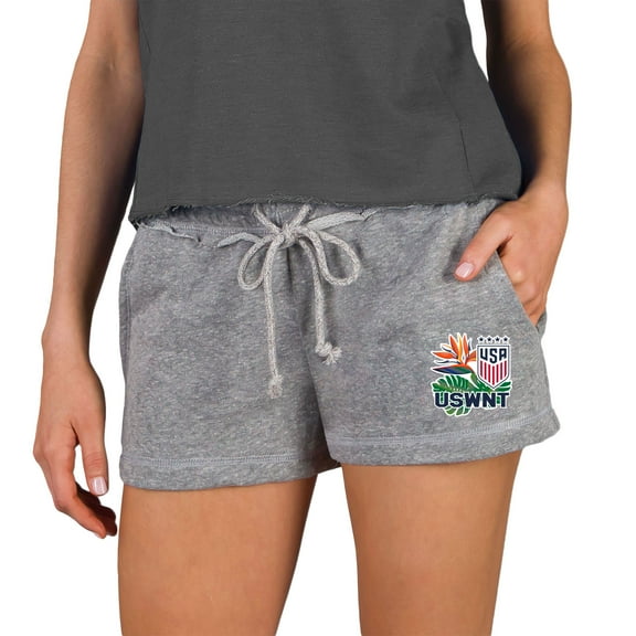 Women's Concepts Sport Gray USMNT Mainstream French Terry Shorts