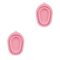 thumbnail image 3 of Inteprter Cepillo de maquillaje de silicona, alfombrilla de limpieza, almohadilla de plegable, aplicadores de delineador, fregador para el hogar, Rosado 2Conjunto, 3 of 6