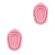 thumbnail image 2 of Toystoory Alfombrilla de limpieza de brochas de maquillaje de silicona, herramientas cosméticas, almohadilla de , esponja pequeña portátil, Rosado 2Conjunto, 2 of 6