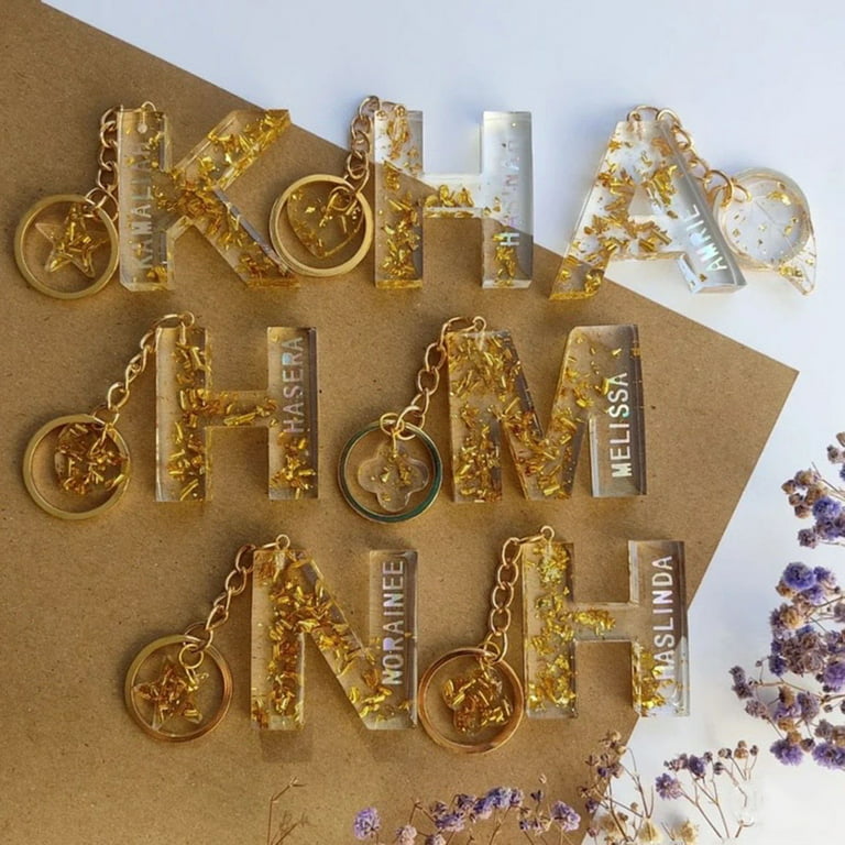 6 Sheets Small Letter Stickers for Resin,Small Gold/Silver Letter Stickers  Metallic Alphabet Number Stickers for Nail Art Epoxy Resin Crafts,Glitter  Self Adhesive DIY Scrapbook Stickers with Tweezers