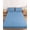 Blue, variant on King Size Fitted Sheet Set - Dark Brown 3 Piece Bedding Sets 16" Deep Pocket Fitted Sheet with 2 Pillowcases, Farmhouse Burlap Solid Brown Color Modern Linen Texture Brushed Microfiber Bed Sheets