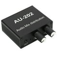 thumbnail image 4 of Amplificador de mezcla de audio, Distribuidor de audio mezclador estéreo Distribuidor de audio mixto estéreo Amplificador de audio Diseño de vanguardia, 4 of 9