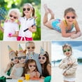 thumbnail image 7 of LINLIN 24 Packs Kids Party Sunglasses Bulk Neon Colors Sunglasses for Birthday Party supplies Treat Bag Fillers for Beach Pool Party Toys for Kids and Adults, 7 of 7