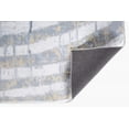 thumbnail image 2 of 2â€™ x 7â€™ Gray Distressed Steps Abstract Runner Rug, 2 of 5