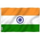 thumbnail image 1 of ANLEY Fly Breeze 90 x 150 cm Bandera India - Colores Vivos y Resistentes a Rayos UVA - Bordes Reforzados con Lona y Doble Costura - Nacional Indio Banderas Poliéster con Ojales de Latón, 1 of 5